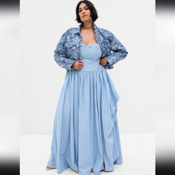 Gap × LoveShackFancy Floral Icon Denim Jacket - Picture 6 of 6